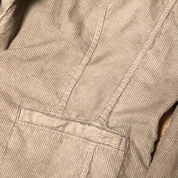 Banana Republic Tan Corduroy Ribbed Cotton Jacket Blazer Size Medium - Picture 6 of 14